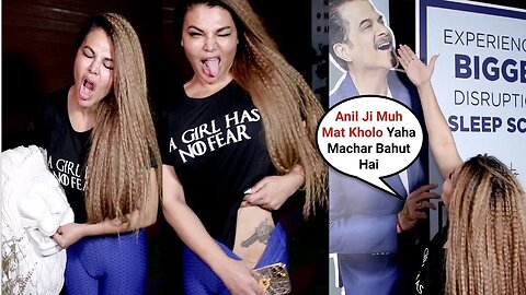 Rakhi Sawant Crazy Masti With Paparazzi Outside Gym