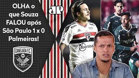 "PODE VER! EU NOTEI que o São Paulo contra o Palmeiras..." OLHA o que Souza FALOU após 1 a 0 do SPFC