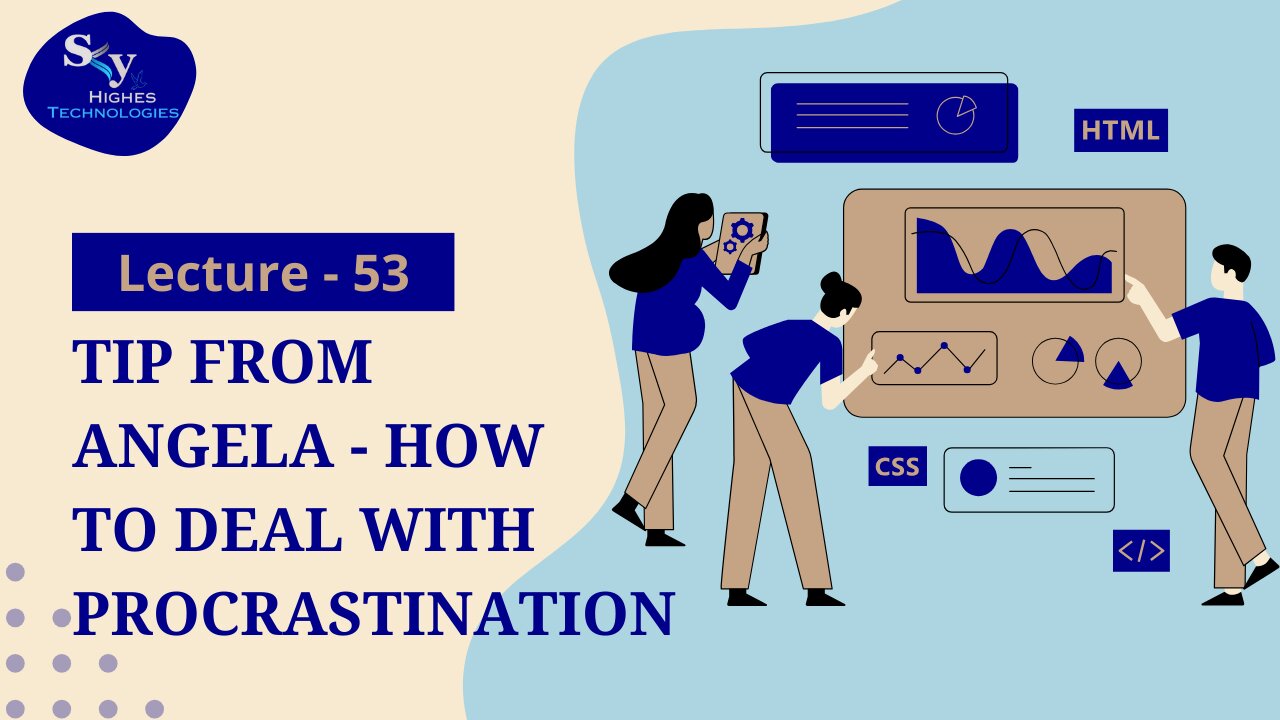 53. Tip from Angela - How to Deal with Procrastina | Skyhighes | Web Development