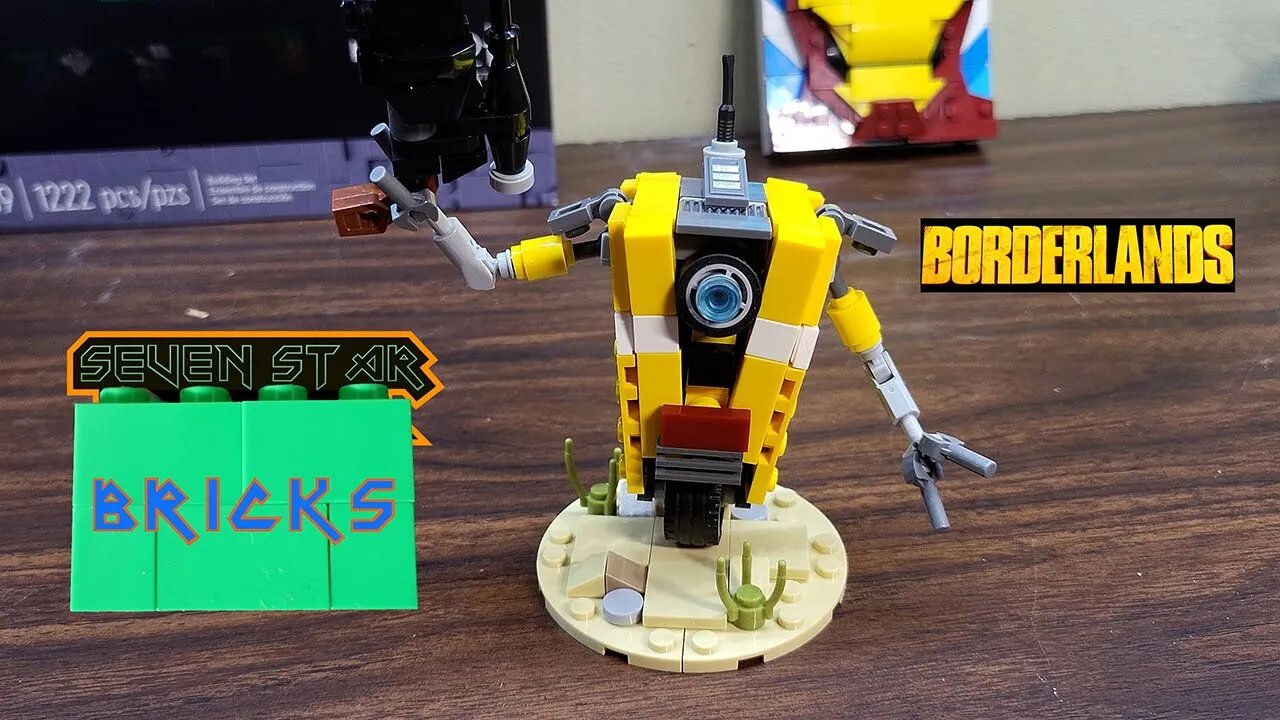 Claptrap MOC from Borderlands - Lego Alt-Brick build