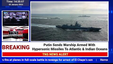 Putin Sends Warship Armed With Hypersonic Missiles To Atlantic & Indian Oceans