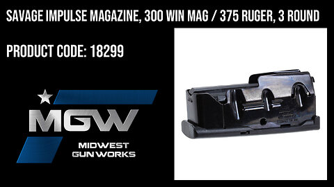 Savage Impulse Magazine, 300 Win Mag / 375 Ruger, 3 Round - 18299
