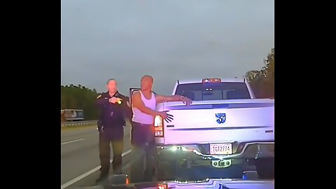 Thug gets deleted after trying to grab an officer's gun
