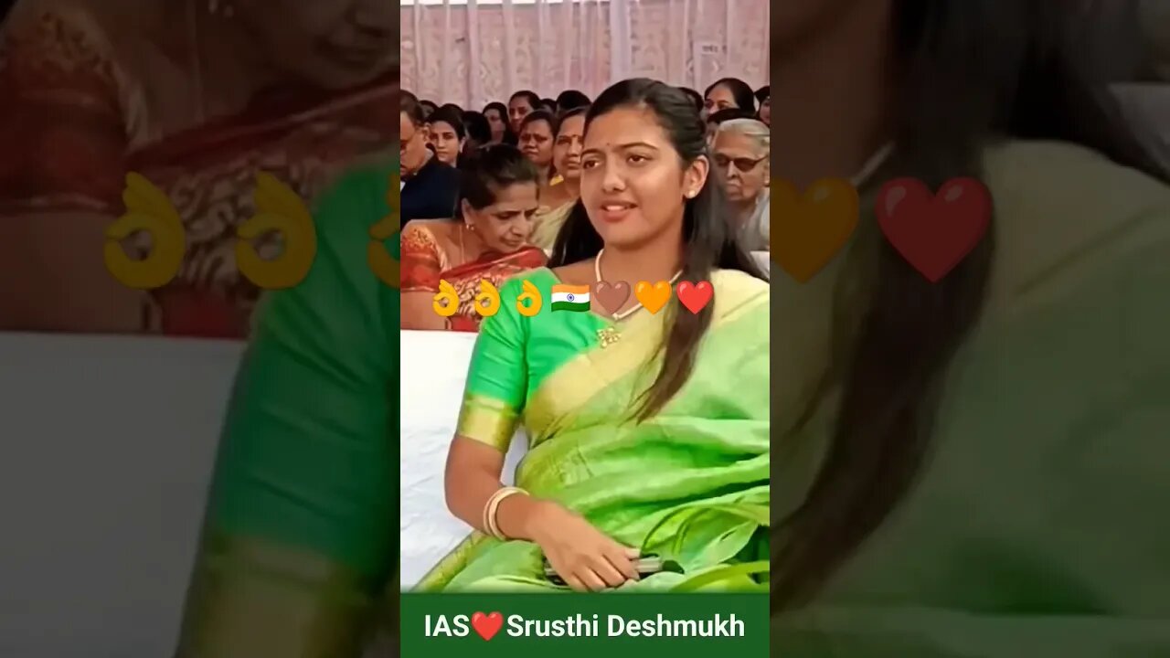 👌👌🤎🧡❤️🤦खुद की भूमिका💐🇮🇳❤️पर गर्व💐🤯दुसरे पर नहीं💐🇮🇳🔥#jai_hind#yt #ias_srushti_deshmukh #ias