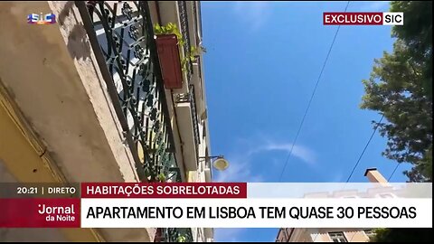 APARTAMENTO EM LISBOA TEM QUASE 30 PESSOAS - HABITAÇÕES SOBRELOTADAS