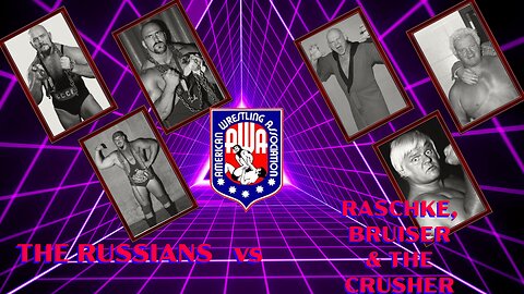 The Russians Ivan Koloff, Krusher Kruschev & Nikita Koloff c vs Baron von Raschke, Dick The Bruiser