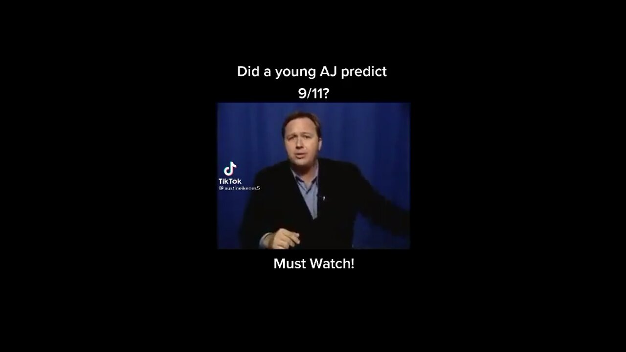 MUST WATCH: Alex Jones predicts 9/11 and Osama bin Laden clips!!!