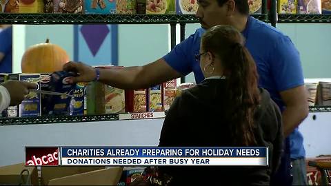 Food banks prepare for busy holiday season