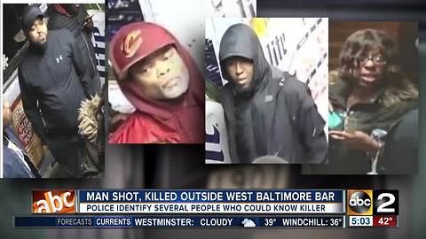 Man leaves bar, shot multiple times in west Baltimore