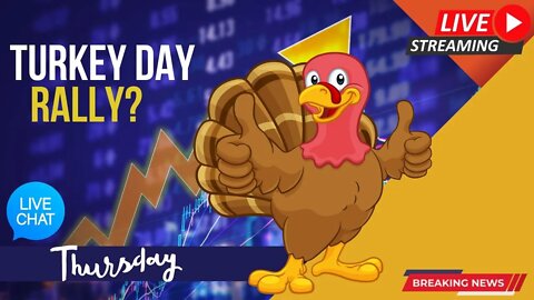 FEDERAL RESERVE MINUTES, JOBS REPORT, THANKSGIVING RALLY? LIVE MARKET DISCUSSION