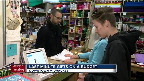 Last-minute holiday shoppers hunt for budget-friendly buys