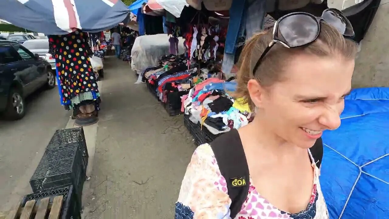 Exploring the street market in Zugdidi, Georgia