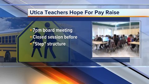 Utica teachers hoping for a pay raise
