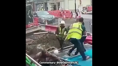 When you mess with construction workers, this is usually the end result.