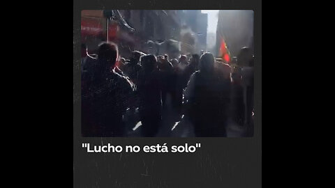 Ciudadanos salen a las calles de Bolivia en apoyo a Luis Arce