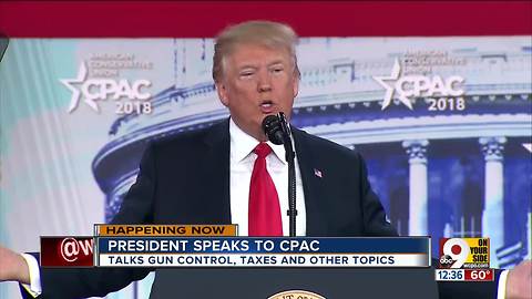 President speaks to CPAC