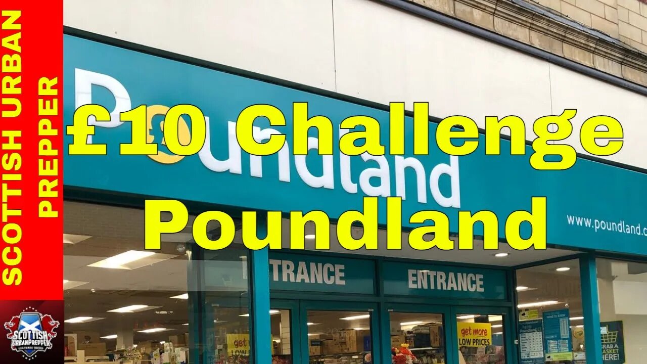 Prepping - £10 Prepper Challenge - Poundland my favourite stomping ground for a bargain