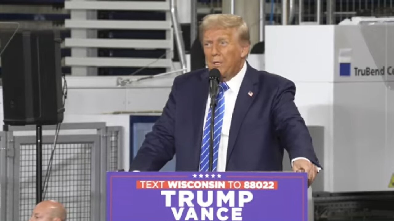 LIVE: President Trump Speaks in Waunakee, Wisconsin ~ October 1 2024