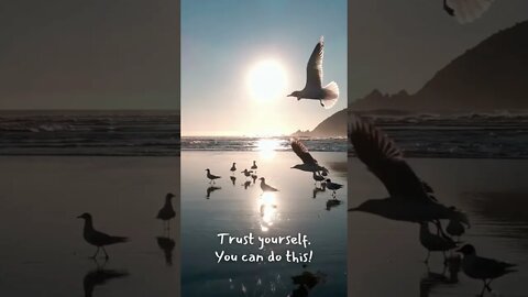 Trust yourself You can do this