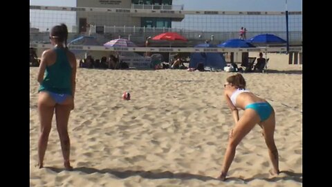 Women's Beach Volleyball Brynn Kiley Bailee Madeline P 04
