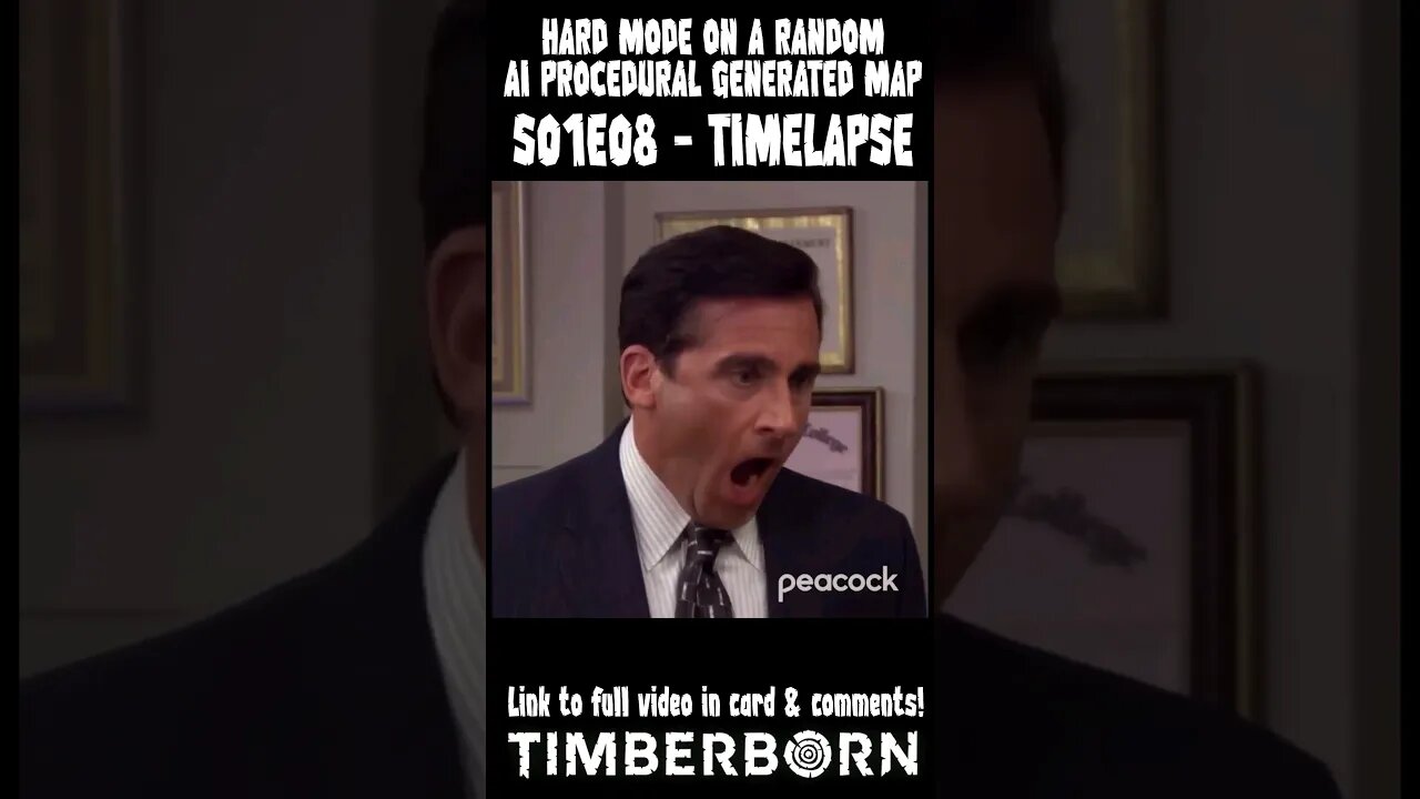 Michael says Noo! Its been too long since the last #timberborn timelapse! Watch S01E08 in a minute!