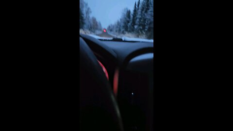 First snow during our trip