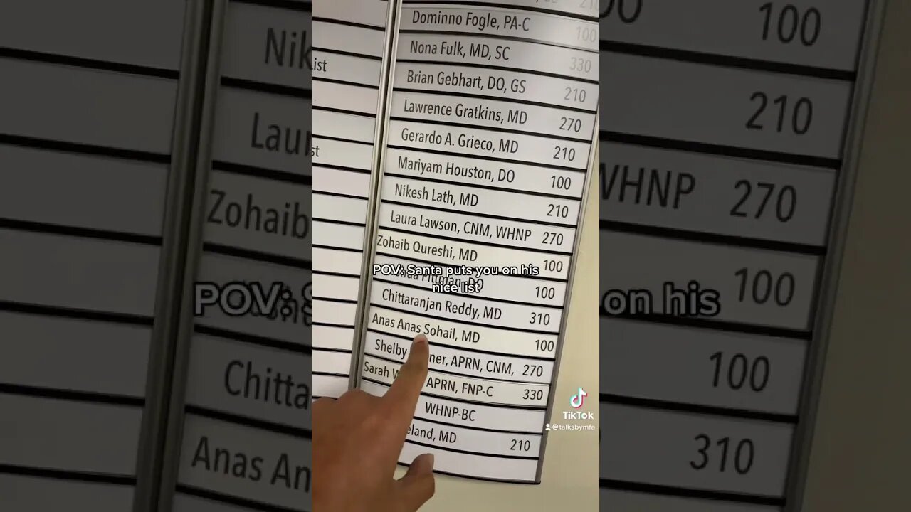 POV: Santa puts you on his Nice list