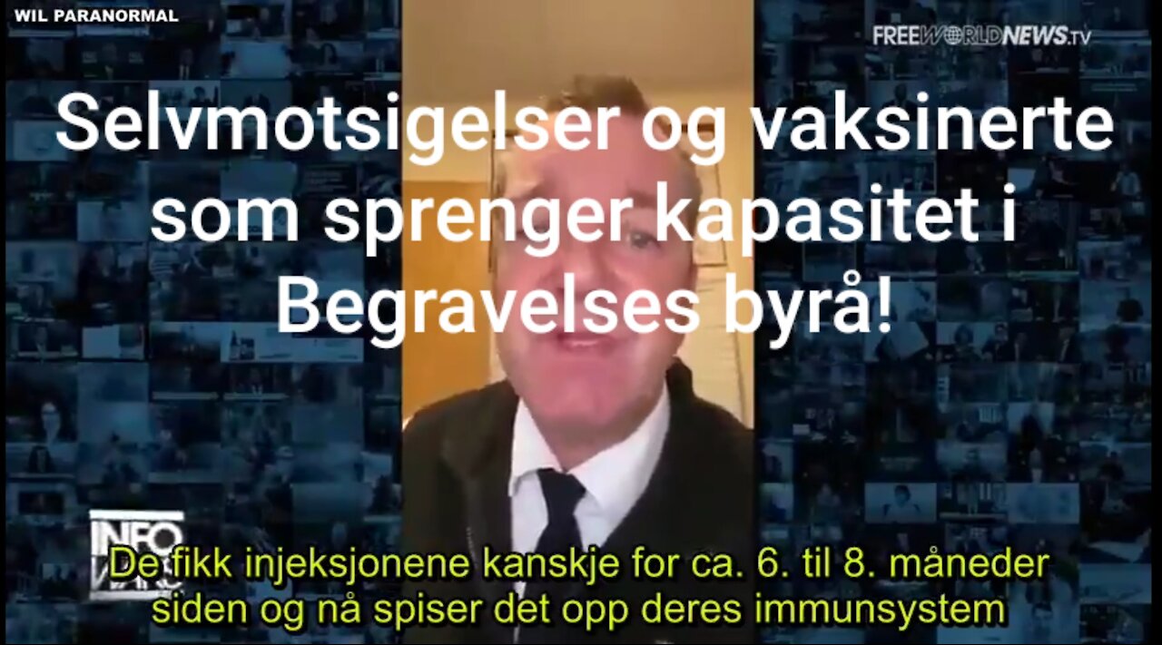 Selvmotsigelser og overfylte begravelses byråer med døde av covid vaksinen!