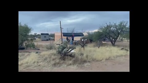 1/17/22 Richard Citizen Journalist in Arizona- Veterans On Patrol Camp at the Border-Volunteer Group