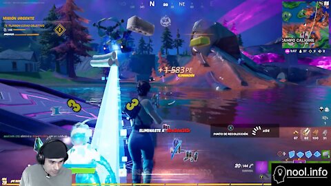 ¡Haciendo ejercicio y jugando Fortnite en nool.info!
