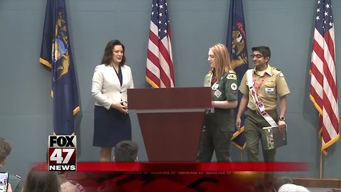 Boy Scouts meet with Governor on Wednesday