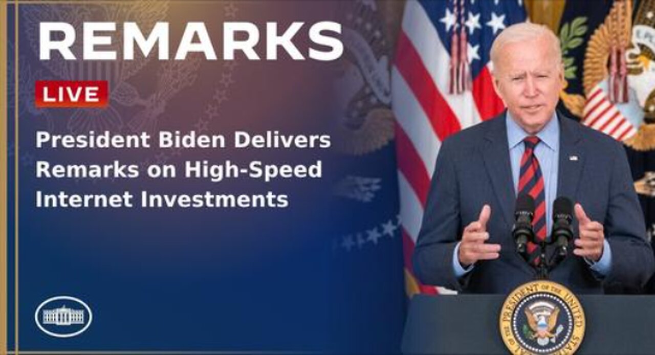 President Biden Delivers Remarks on High-Speed Internet Investments