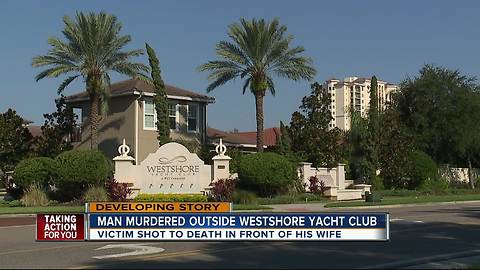 Man murdered outside Westshore Yacht Club