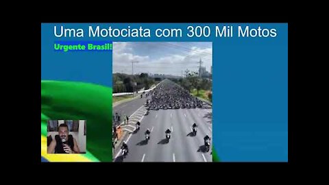 A Sea of Motorcycles in Support of President Jair Bolsonaro Toma Avenida