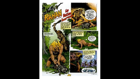 Rahan. Episode One Hundred. By Roger Lecureux. The Happy Valley. A Puke (TM) Comic.