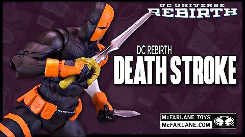 McFarlane Toys DC Multiverse DC Rebirth Deathstroke Figure @TheReviewSpot