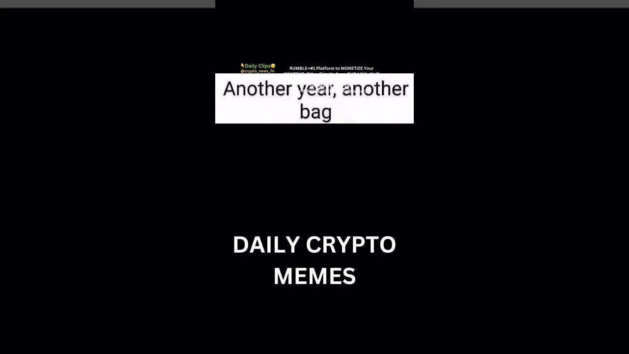 DAILY CRYPTO MEMES #catastrophe #cryptomeme #crypto #rumble #bearmarket #bullmarket #walken #wlkn #w