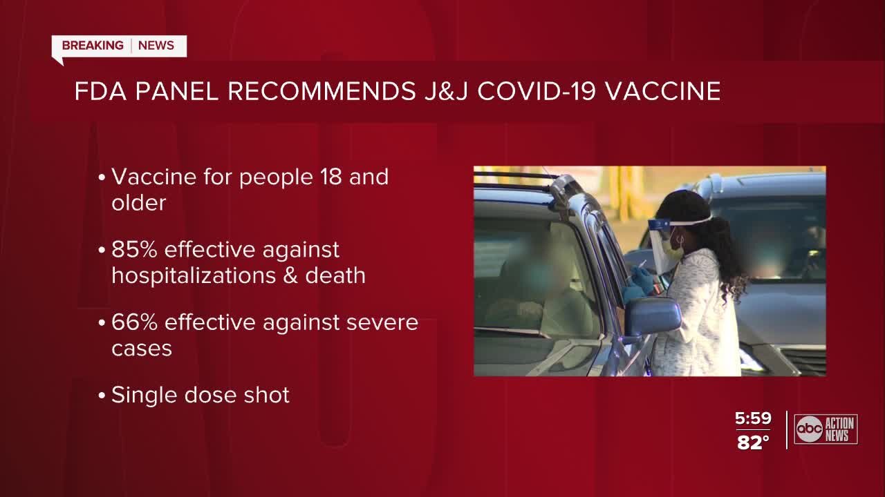 FDA panel recommends Johnson & Johnson vaccine for emergency use, formal authorization coming soon