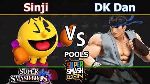 DA|Sinji (Pac-Man) vs. DK Dan (Ryu) - Wii U Singles Pools - SSC2017