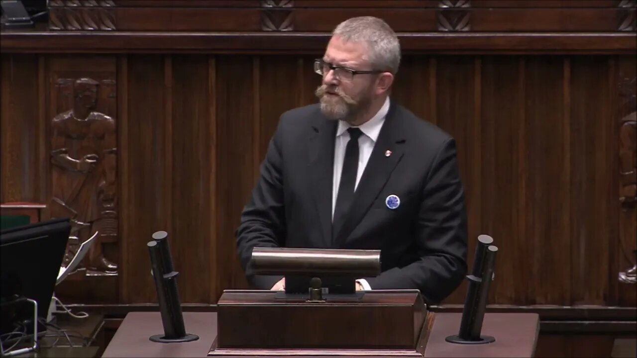 Grzegorz Braun w Sejmie (12.07.2023)