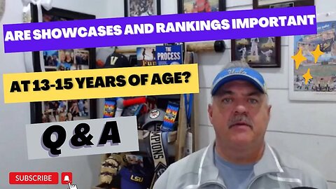 Are showcases and rankings important at 13-15 years of age? #baseball