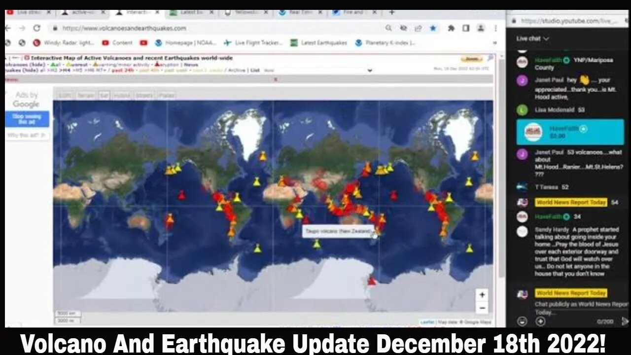 Volcanoes Earthquake And PM 2.5 Live With World News Report Today December 18th 2022!