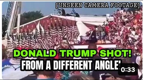 WHAT HAPPENED TO TRUMP? ATTEMPT SHOWN FROM A DIFFERENT ANGLE!