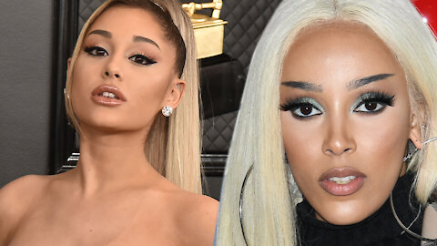 Doja Cat Confirms Collab with Ariana Grande!