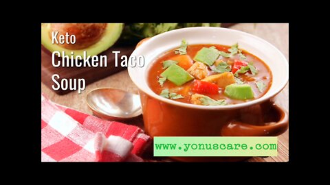 Beautiful way to make keto based CHICKEN TACO SOUP