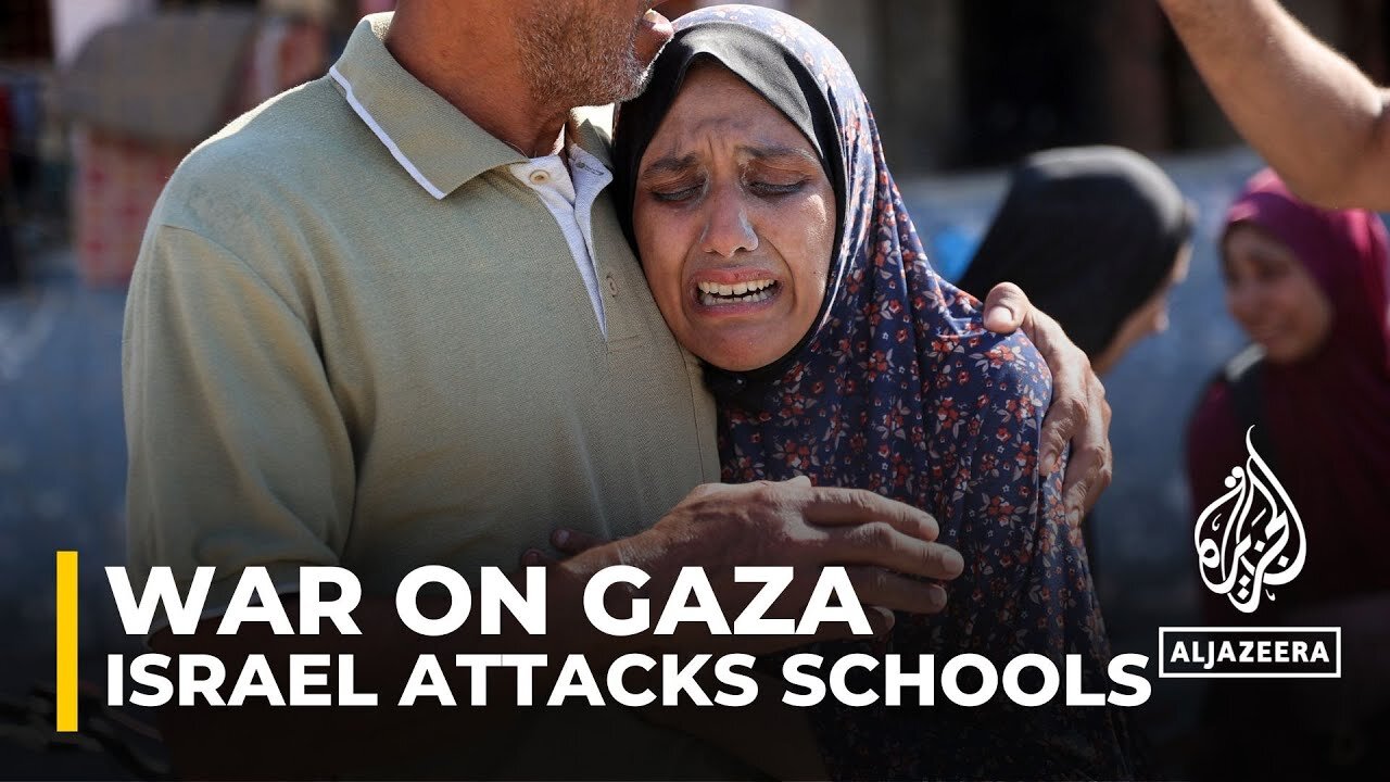 Children among those killed after Israel bombs two schools in Gaza