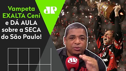 QUE FO**! Vampeta EXALTA Rogério Ceni e dá a MELHOR explicação pra SECA do São Paulo!