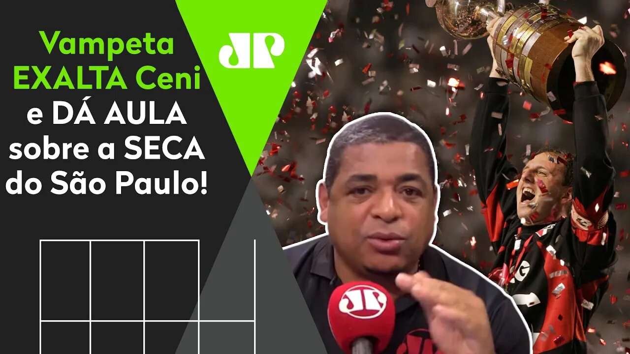 QUE FO**! Vampeta EXALTA Rogério Ceni e dá a MELHOR explicação pra SECA do São Paulo!