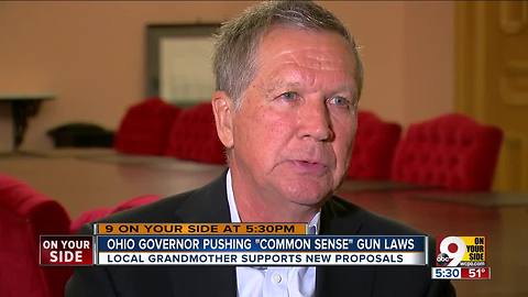 Kasich calls for 'common sense' gun laws