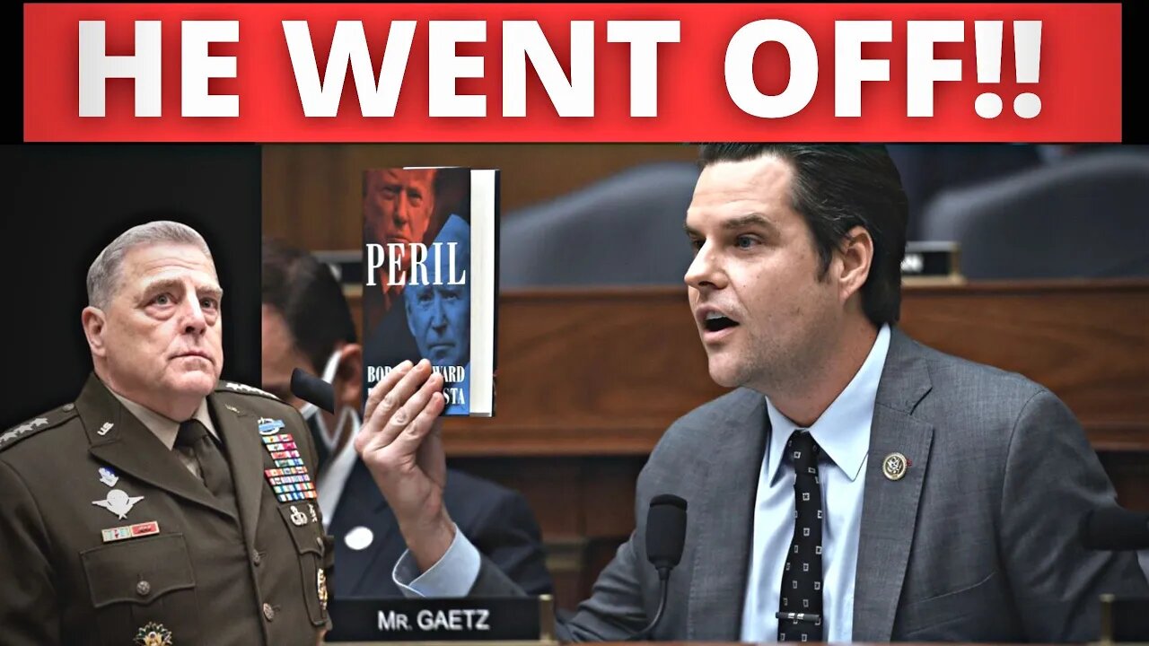 Matt Gaetz Completely DEMOLISHED General Milley and Sec. Austin For Incompetence